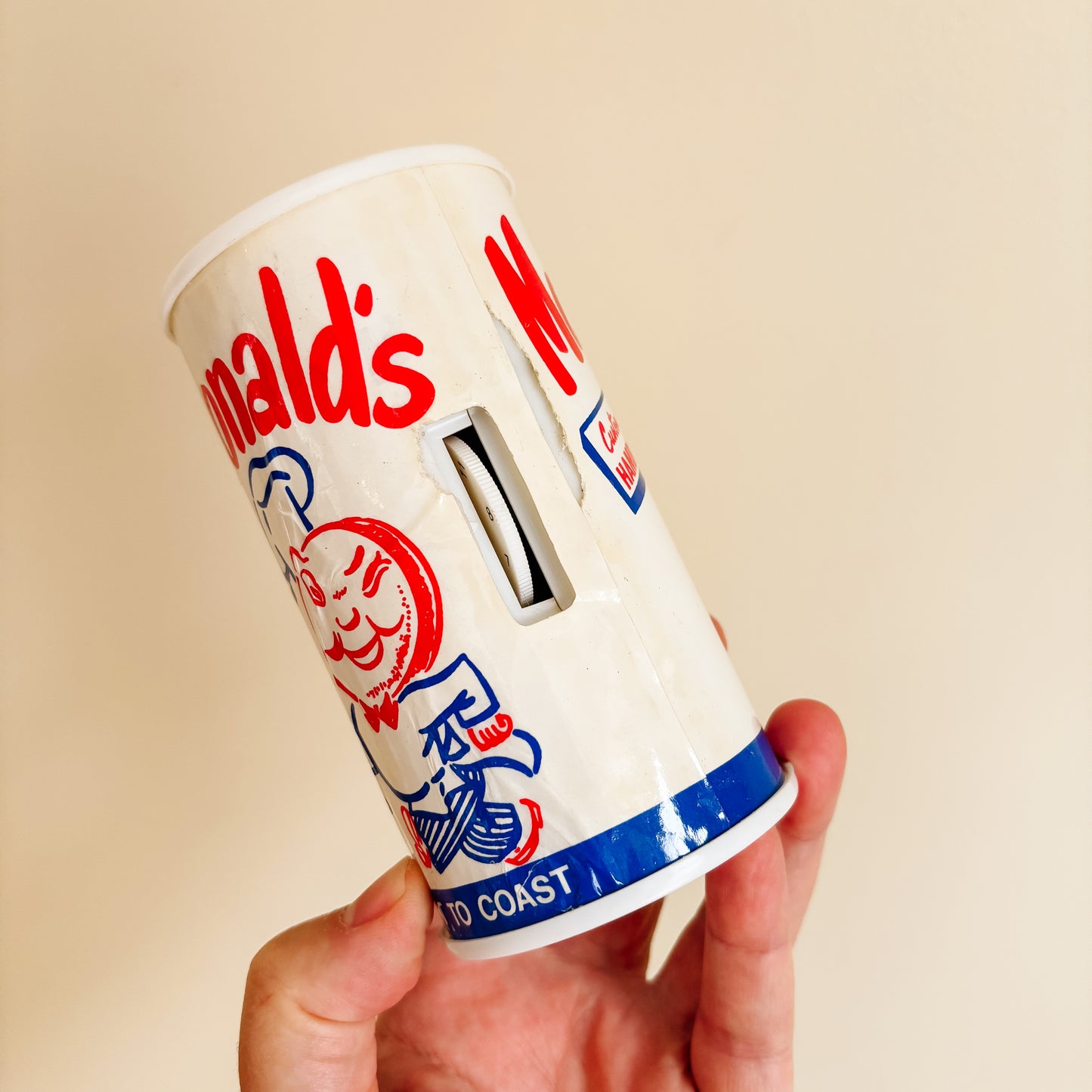 McDonald's Mr. Speedee Logo Portable Radio 1955-1985 30th Anniversary Merch - Not Working