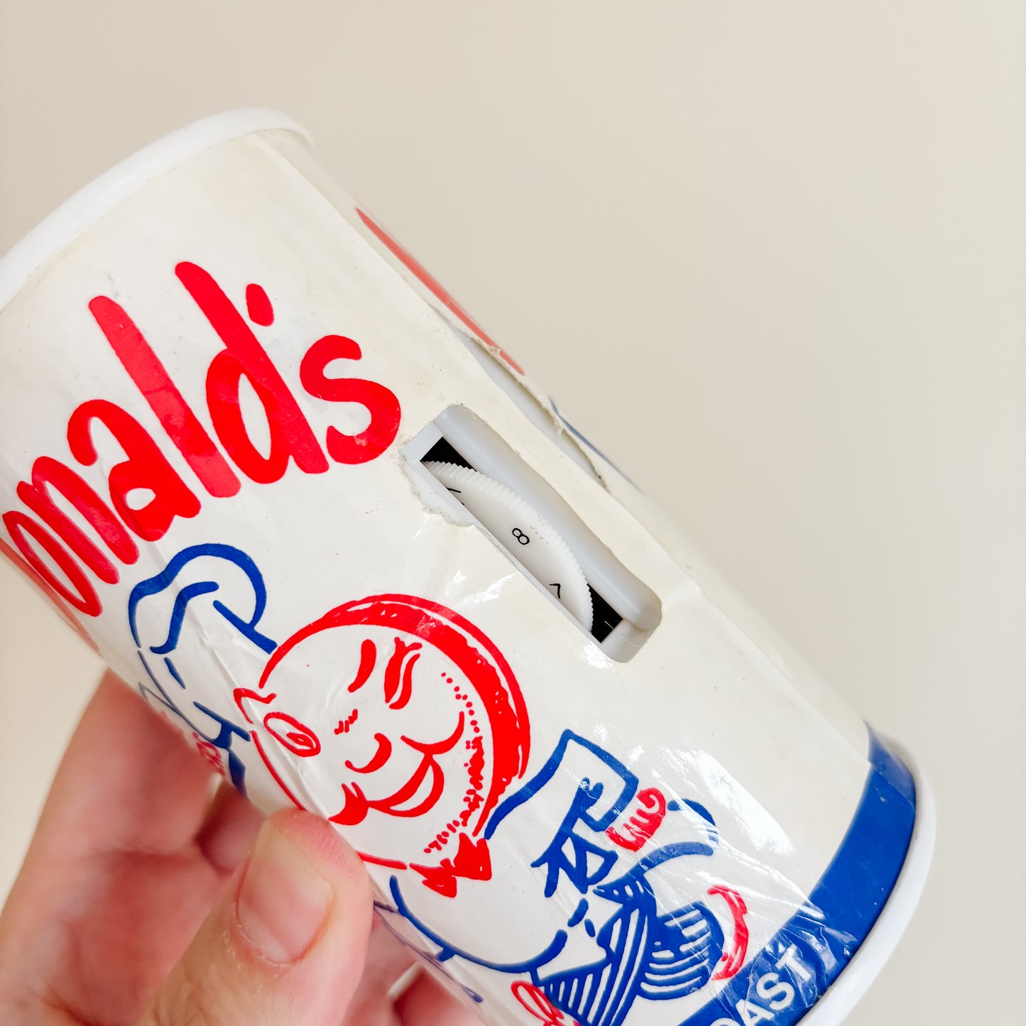 McDonald's Mr. Speedee Logo Portable Radio 1955-1985 30th Anniversary Merch - Not Working