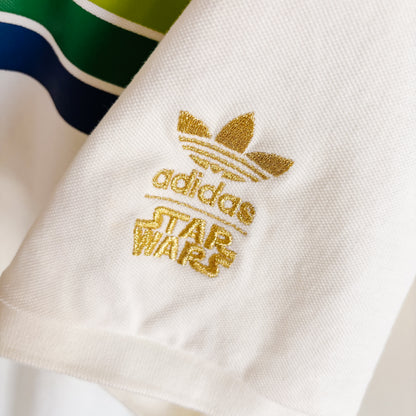 Star Wars x Adidas Dagobah Tennis Club Cream Polo Shirt - Size XL