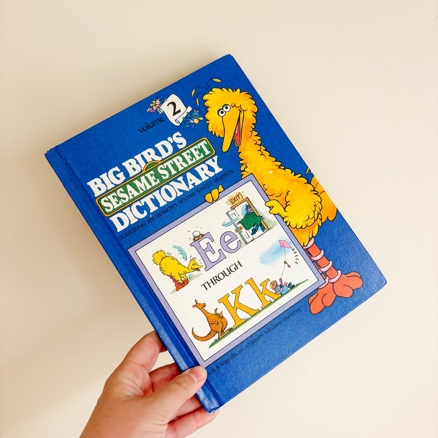 Vintage 1980s Big Bird's Sesame Street Dictionary Set (4 Volume Set)
