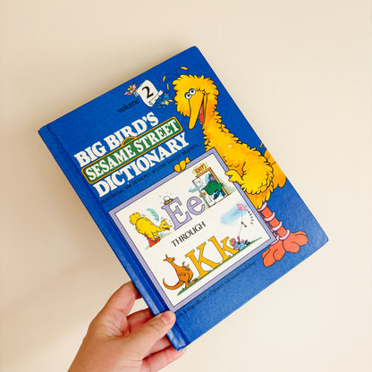 Vintage 1980s Big Bird's Sesame Street Dictionary Set (4 Volume Set)
