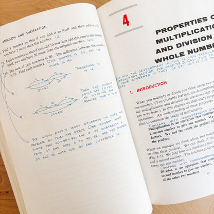 Vintage Book - Arithmetic Concepts and Skills Teachers' Edition - Addison-Wesley (1963)