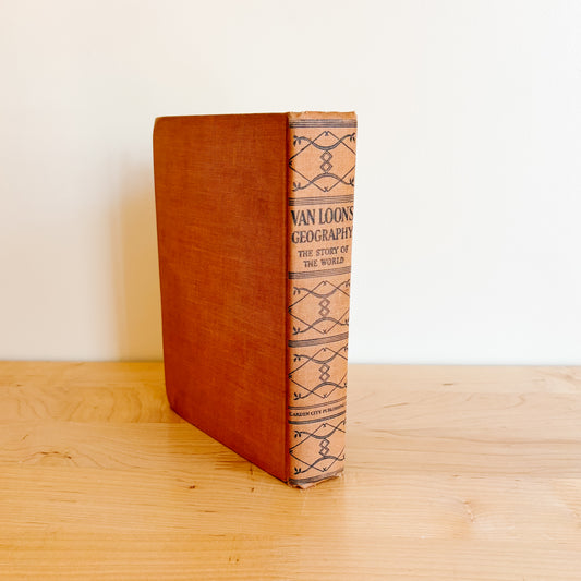 Vintage Book - Van Loon's Geography: The Story of the World (1940)