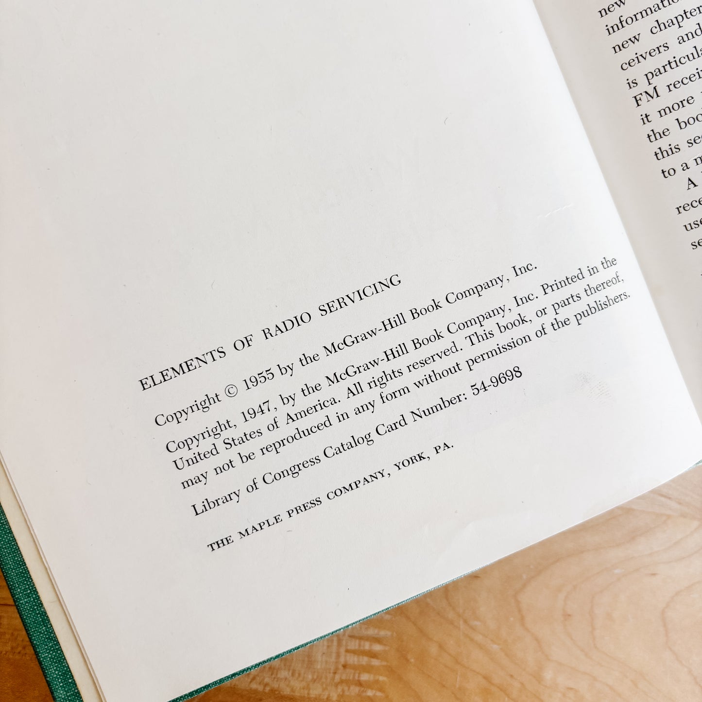 Vintage Book - Elements of Radio Servicing, Second Edition (1955)
