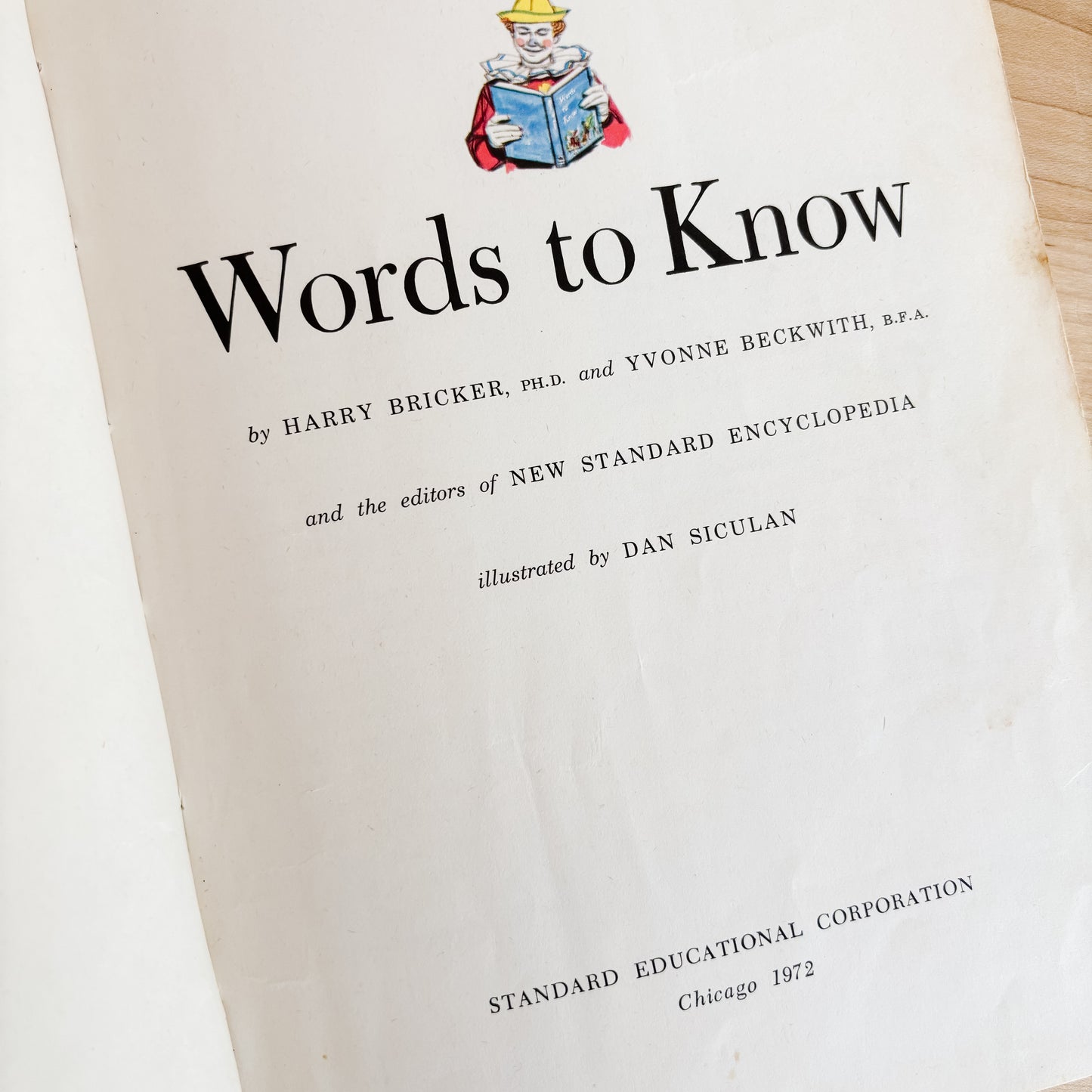 Words to Know - Harry Bricker and Yvonne Beckwith (1972)