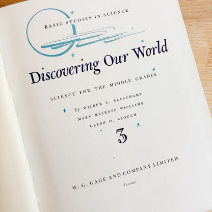 Discovering our World 3: Science for the Middle Grades (1940s)