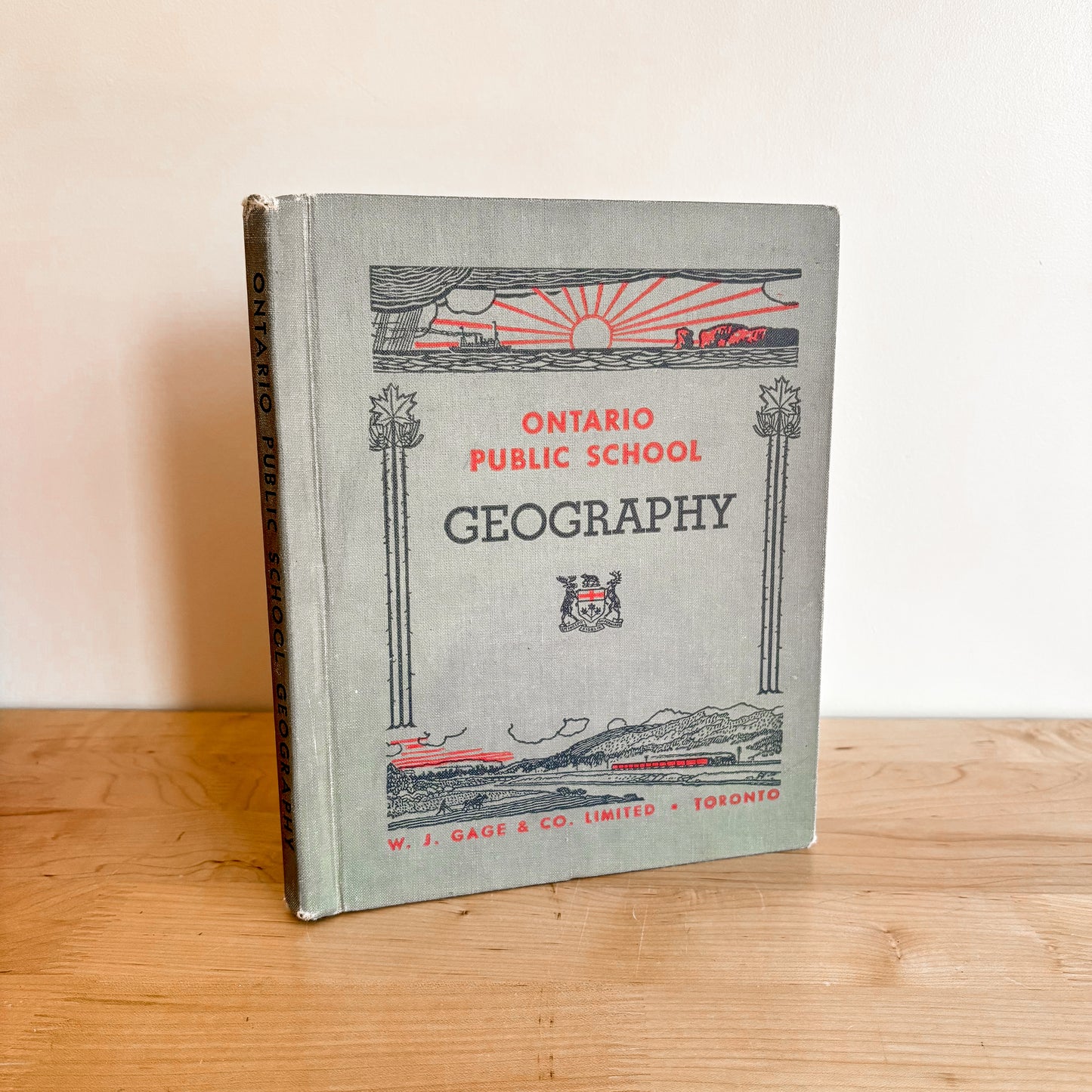 Ontario Public School Geography - Published in Toronto (1940s)