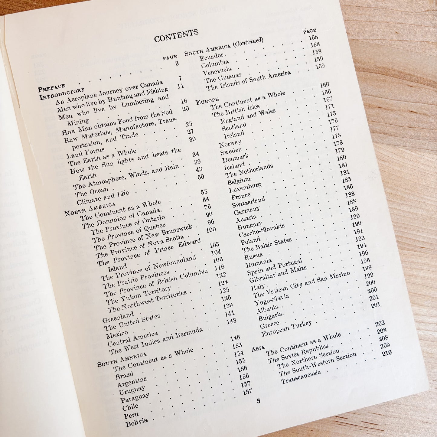 Ontario Public School Geography - Published in Toronto (1940s)