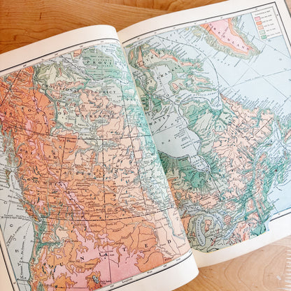 Ontario Public School Geography - Published in Toronto (1940s)