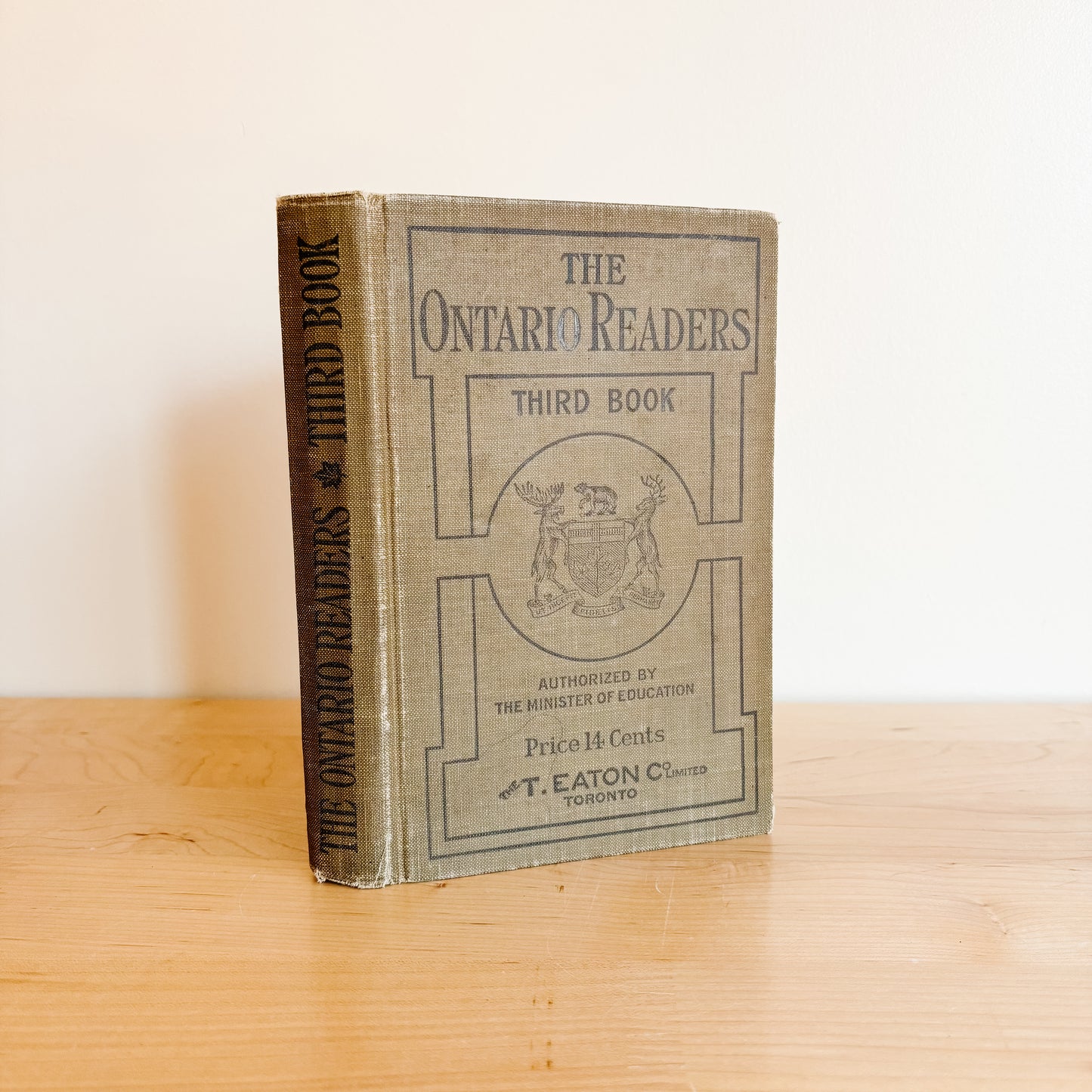 Antique Book - The Ontario Readers Third Book - Eaton Toronto (1909)