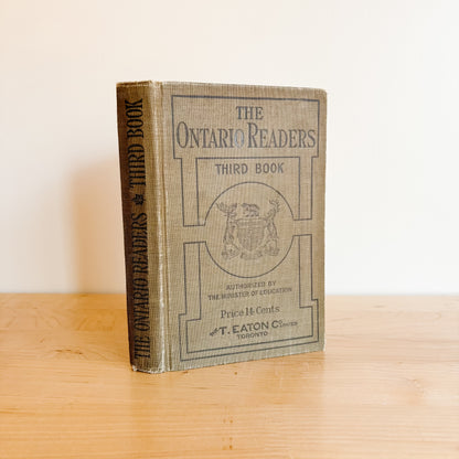 Antique Book - The Ontario Readers Third Book - Eaton Toronto (1909)