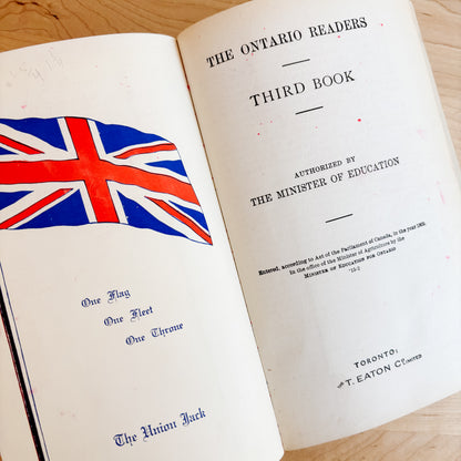 Antique Book - The Ontario Readers Third Book - Eaton Toronto (1909)