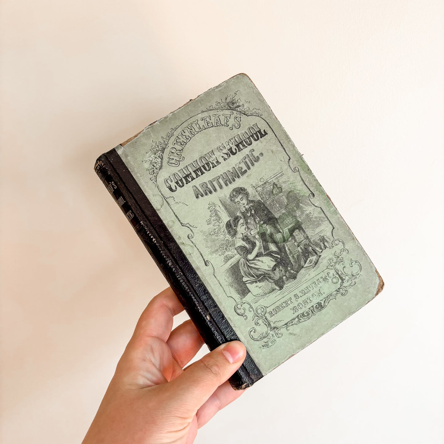Antique Book - Greenleaf's Common School Arithmetic - Boston (1870)