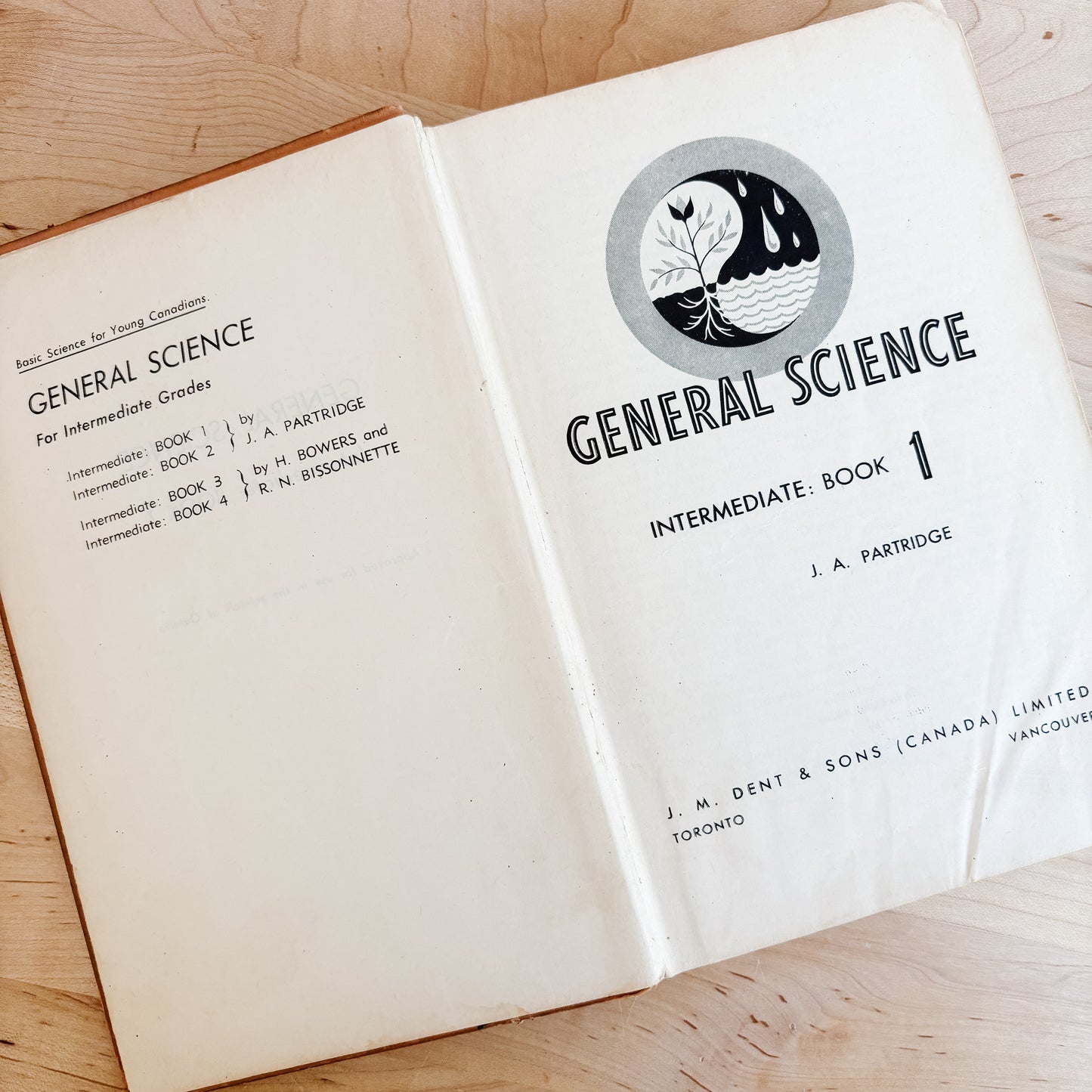 Vintage Book - General Science Intermediate Book 1 - J.M. Dent Toronto (1953)
