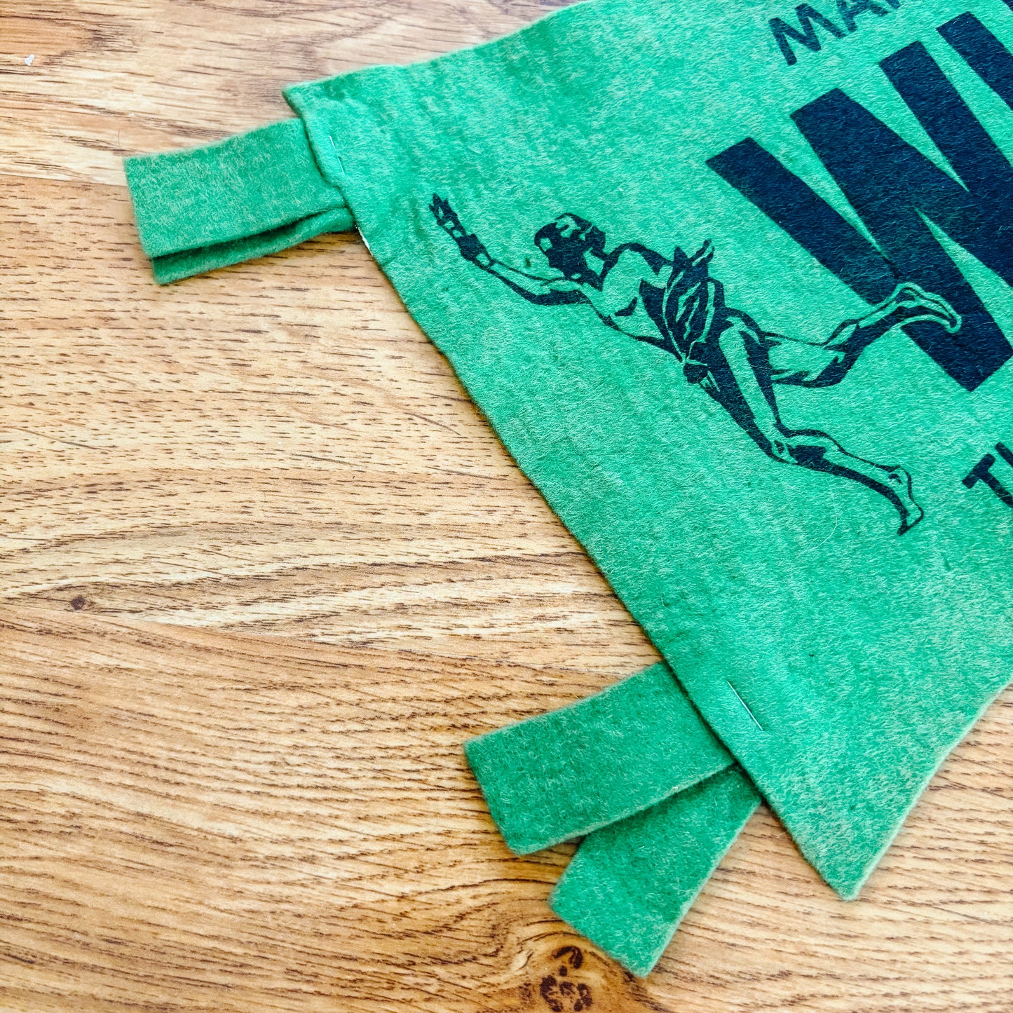 Winnipeg Manitoba "The Golden Boy Province" 1960s Green Felt Pennant