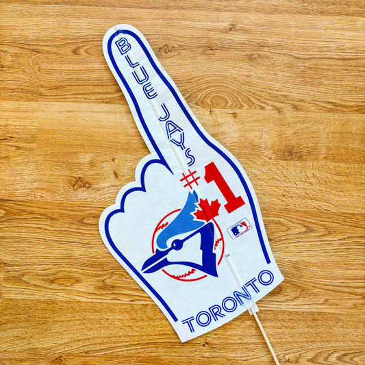 Vintage Toronto Blue Jays #1 Finger Felt Pennant