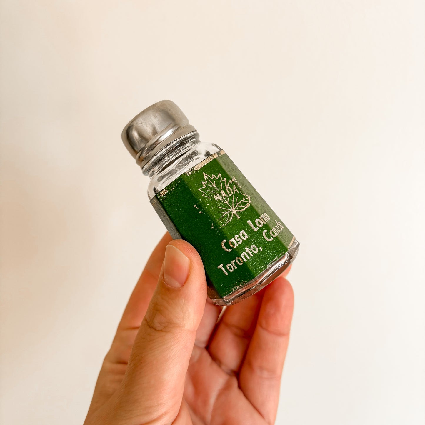 Salt & Pepper Shakers - Casa Loma Toronto Green and Gold Set