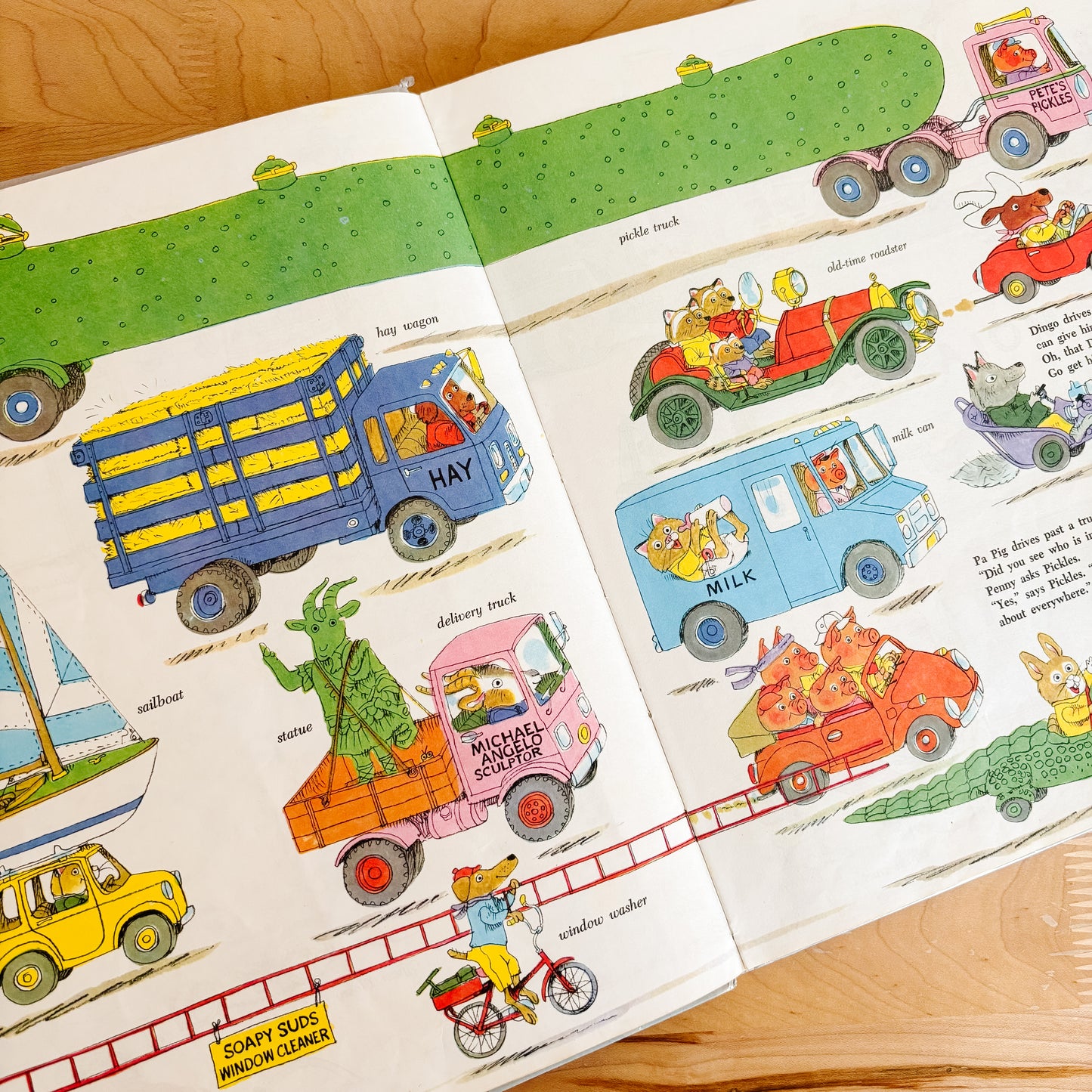 Richard Scarry - Cars and Trucks and Things That Go (Golden Book, 1974)