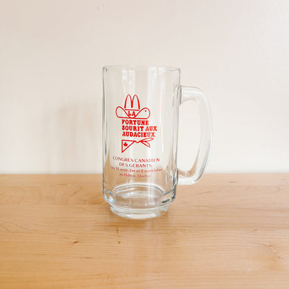 McDonald's Canada Glassware - Managers Conference Beer Stein - Vintage from the 1980s