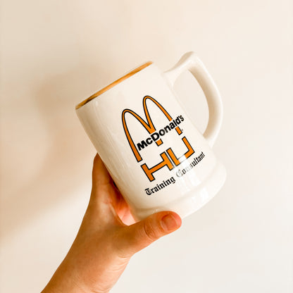 McDonald's Ceramic Stein - Hamburger University Training Consultant - Vintage from the 1980s