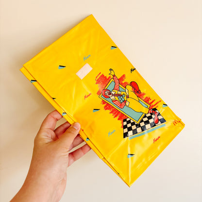 McDonald's Happy Meal Toy - Ronald McDonald Yellow Vinyl Lunch Bag (Seconds)