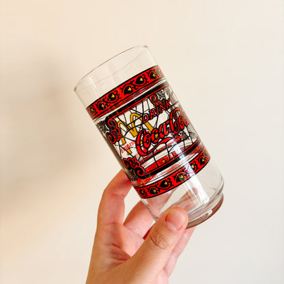 McDonald's Canada Glassware - Stained Glass Logo Design - Vintage from the 1980s
