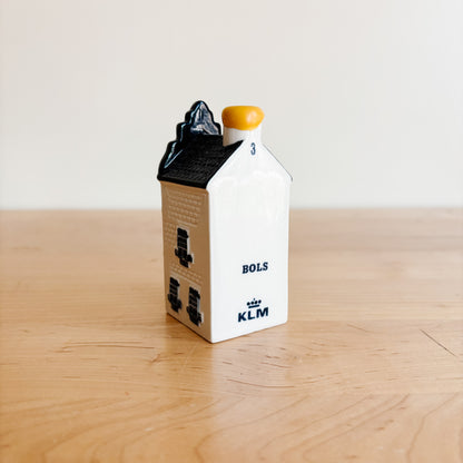 KLM Delft Blue Dutch Canal House No 3 - Bols Gin
