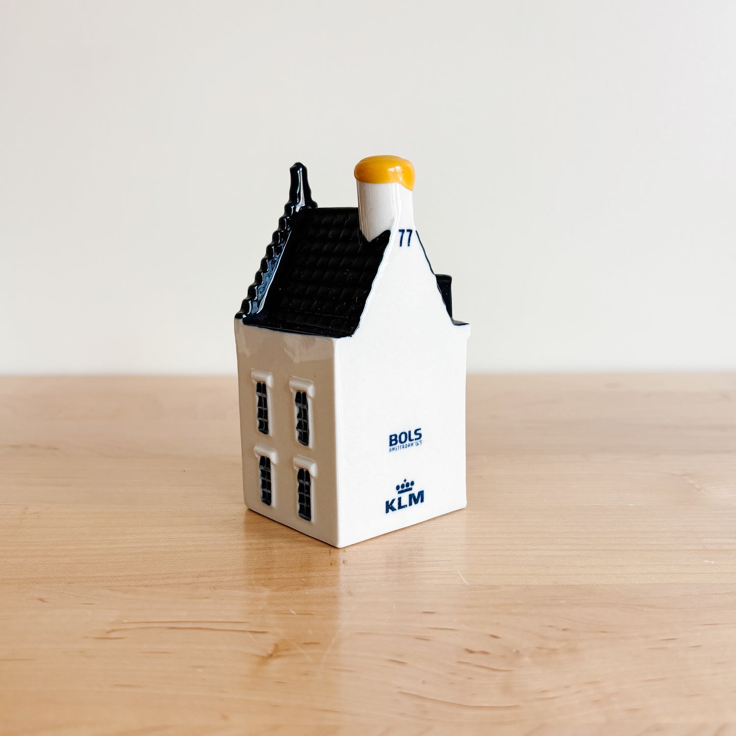 KLM Delft Blue Dutch Canal House No 77 - Bols Gin