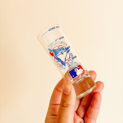 Vintage 1992 Toronto Blue Jays Shot Glass with Base Markings