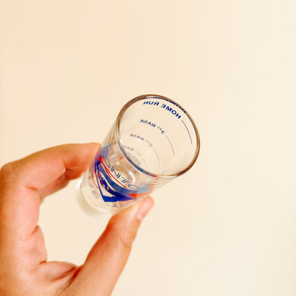 Vintage 1992 Toronto Blue Jays Shot Glass with Base Markings