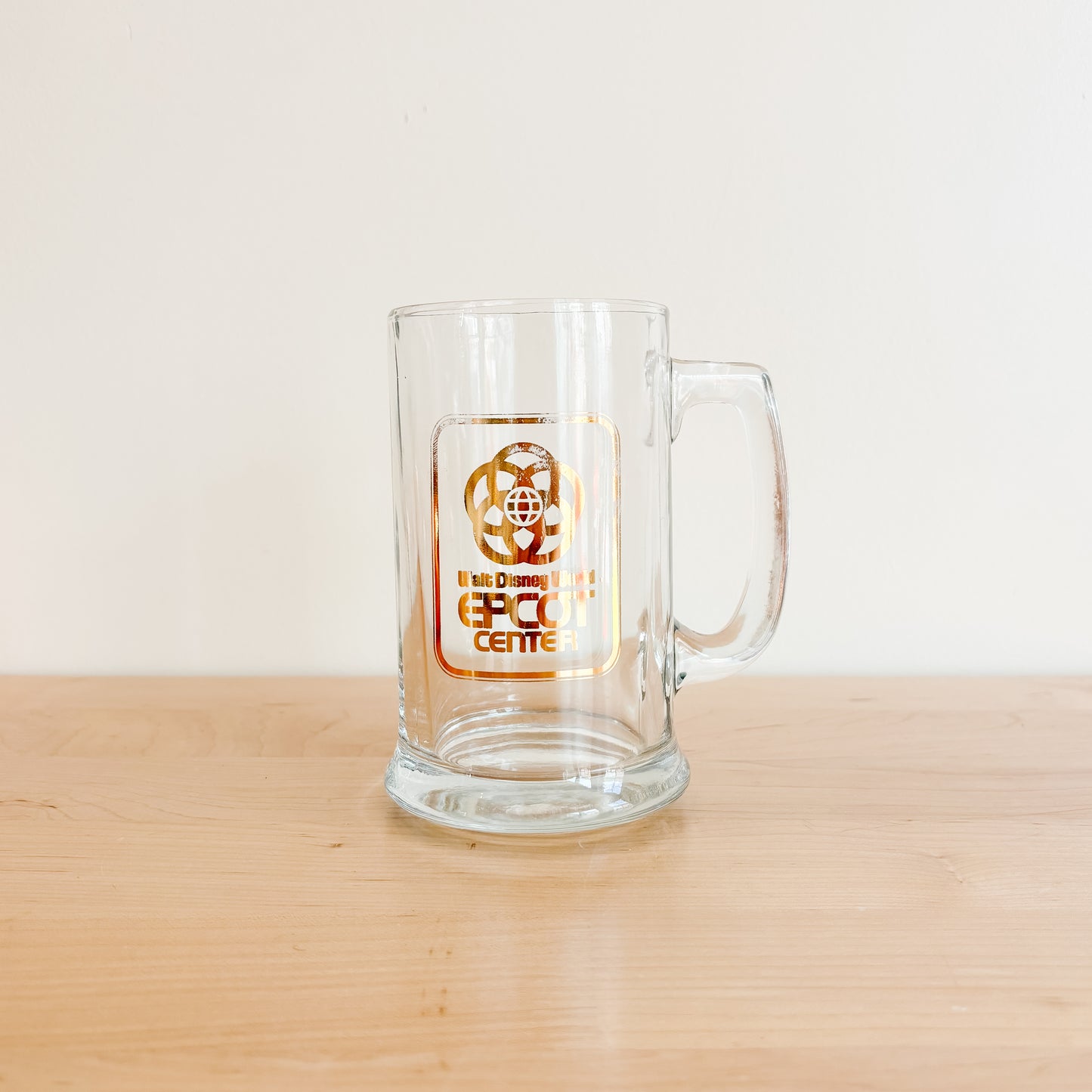 Vintage Gold Beer Stein - Walt Disney World Epcot Center
