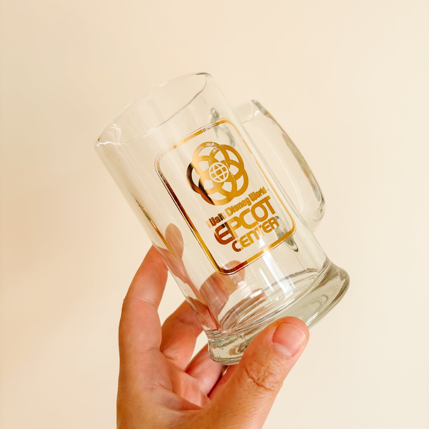 Vintage Gold Beer Stein - Walt Disney World Epcot Center