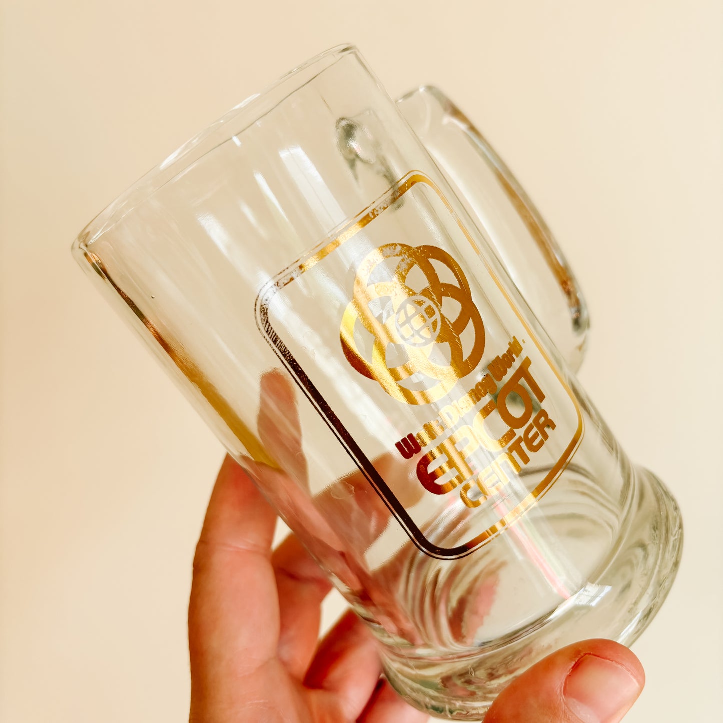 Vintage Gold Beer Stein - Walt Disney World Epcot Center