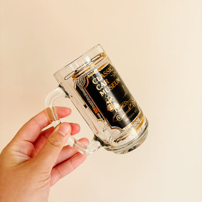 Vintage Gold and Black Beer Stein - Classic Car Museum Victoria BC