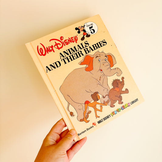 Walt Disney Animals and their Babies - Fun To Learn Library Vol 5 Hardcover Book