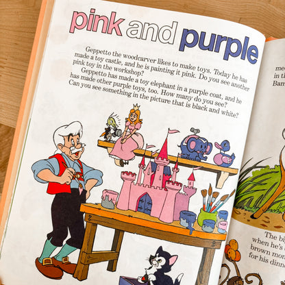 Walt Disney Adventures In Colors And Shapes - Fun To Learn Library Vol 3 Hardcover Book