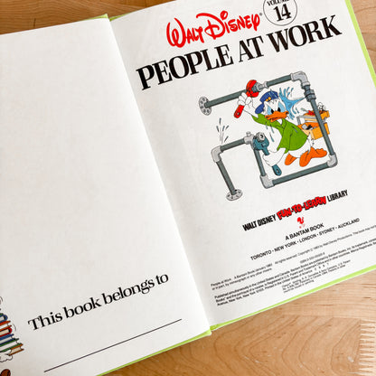 Walt Disney People at Work - Fun To Learn Library Vol 14 Hardcover Book