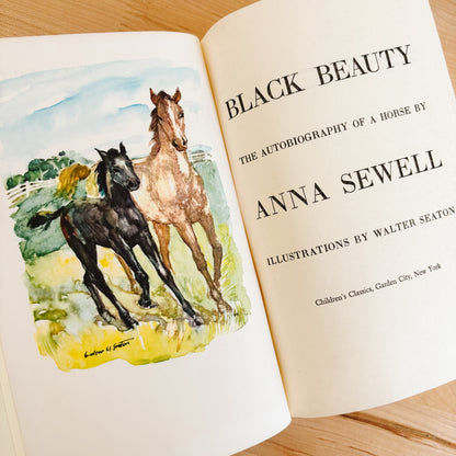 Black Beauty by Anna Sewell - Doubleday Children's Classics 1954
