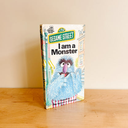 Sesame Street I am a Monster - Golden Sturdy Book 1976