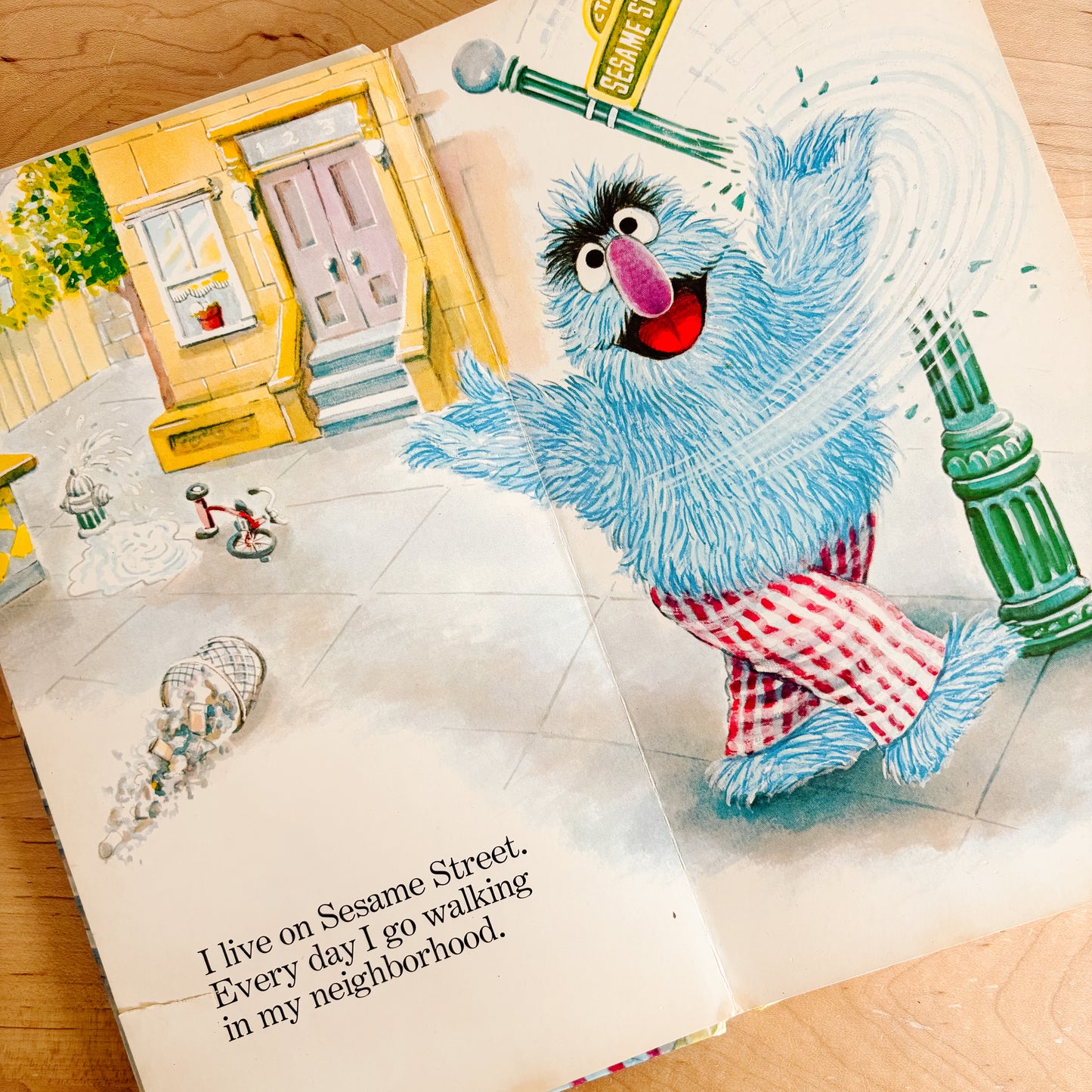 Sesame Street I am a Monster - Golden Sturdy Book 1976