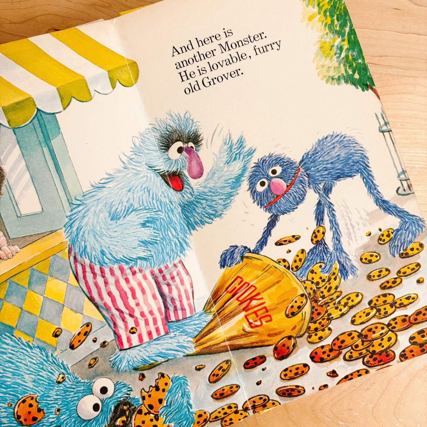Sesame Street I am a Monster - Golden Sturdy Book 1976