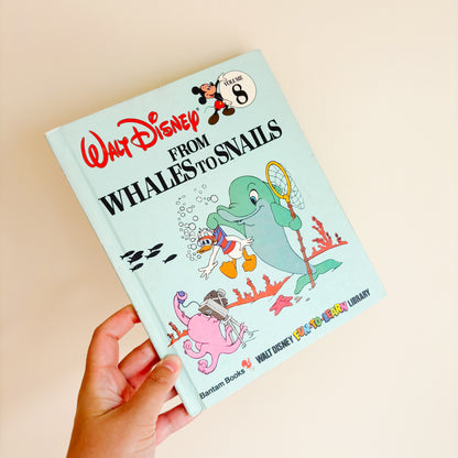 Walt Disney From Whales to Snails - Fun To Learn Library Vol 8 Hardcover Book
