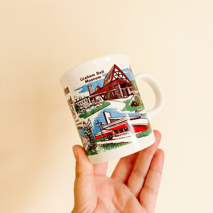 Stoneware Mug - Cape Breton Island Nova Scotia Travel Souvenir (made in England)