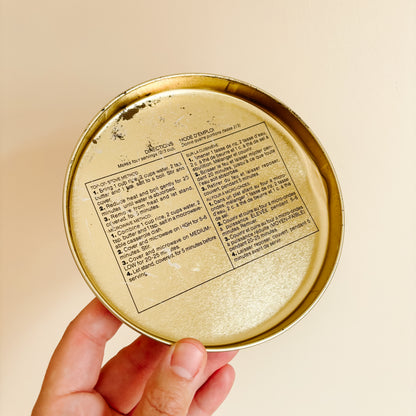 1980s Uncle Ben's Rice Storage Canister with Embroidered Look