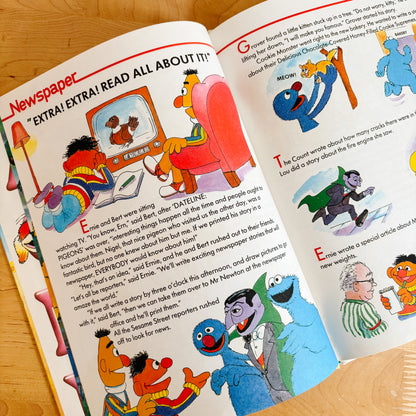 Sesame Street Finding Out Encyclopedia - The NO Book - Vol 9 (1982)