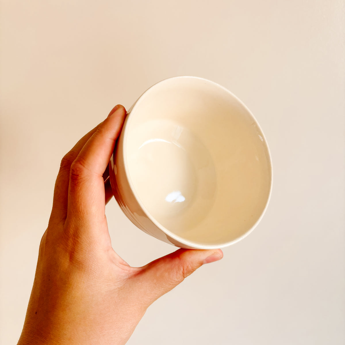 1940s Bauer Beehive/Ringware Stoneware Pudding Bowls (Set of 2)