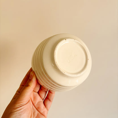 1940s Bauer Beehive/Ringware Stoneware Pudding Bowls (Set of 2)