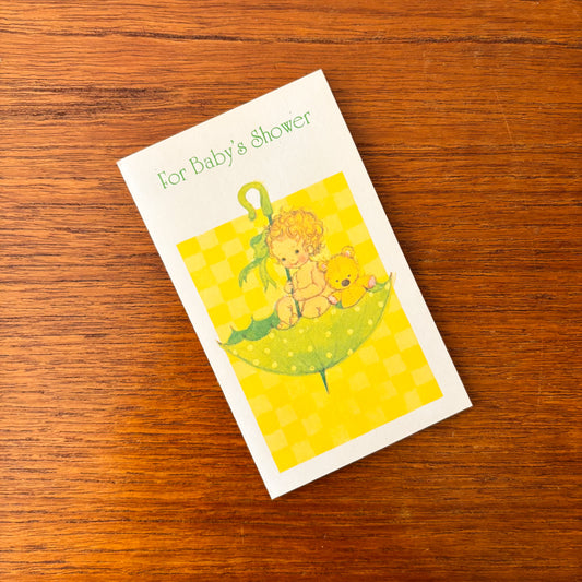 Vintage Greeting Card - For Baby's Shower - Carlton Cards Canada