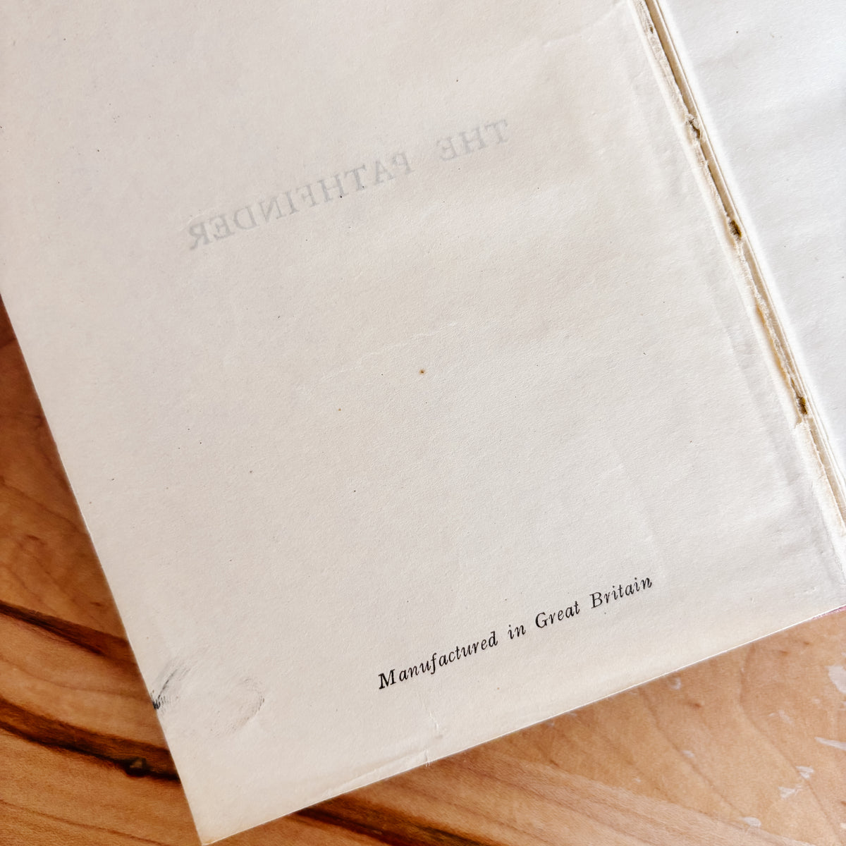 Antique Book - Collins Clear Type Press - J. Fenimore Cooper, The Pathfinder (1920s)