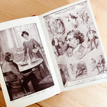 Antique Book - Collins Clear Type Press - Charles Dickens, Martin Chuzzlewit (1920s)